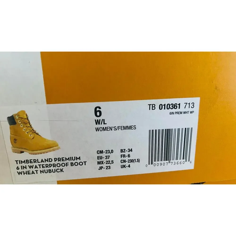 NEW!‎ TIMBERLAND WOMEN'S 10361 W WHEAT NUBUCK SIZE-6
